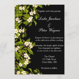 Spring Apple Blossoms Wedding Invite