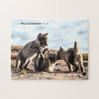 Spring - Arctic Fox Jigsaw Puzzle
