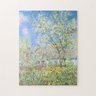 Spring at Giverny Monet Fine Art Jigsaw Puzzle