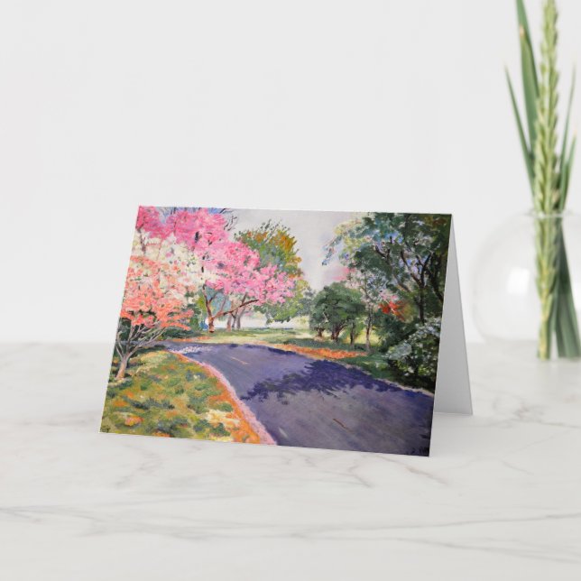 Spring at Home Card (Front)