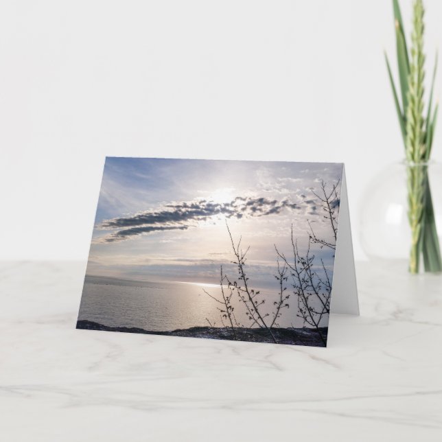 Spring at the Lake Card (Front)