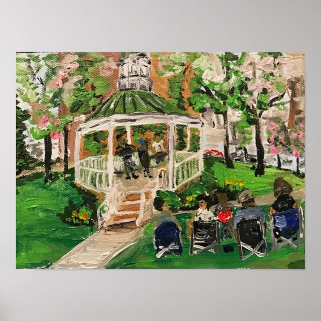 "Spring at Wes Point Park" by Willowcatdesigns  Poster (Front)