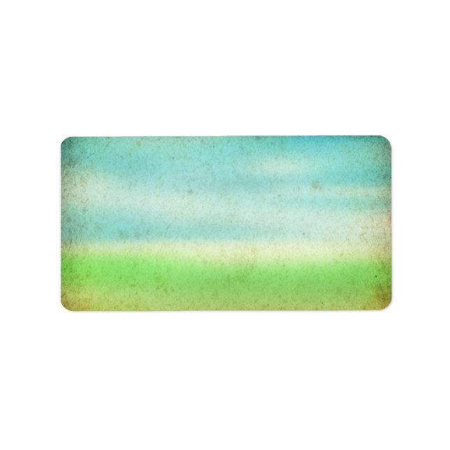 Spring Background Label (Front)