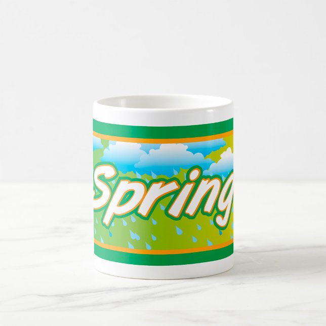 Spring Banner Sign Coffee Mug (Creator Uploaded)