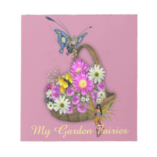 Spring basket gatherers notepad