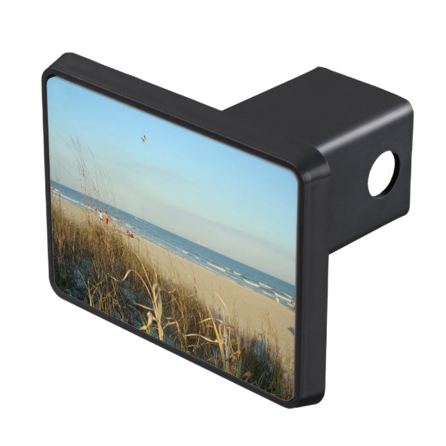Spring Beach Scene No. 3 Trailer Hitch Cover (Top Right)