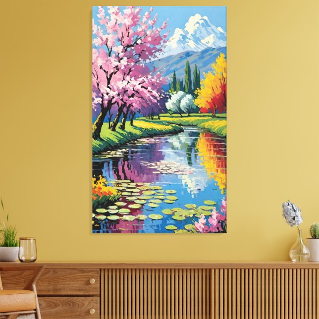 Spring beauty canvas print (Insitu(LivingRoom))