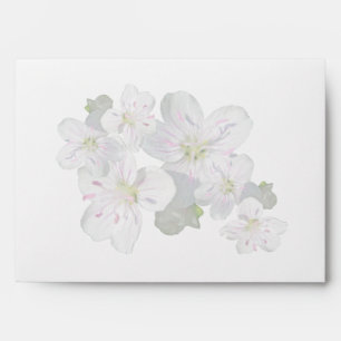 Spring Beauty Wildflower Coordinating Items Envelopes