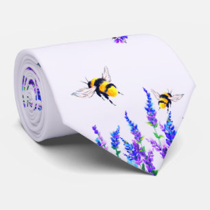 Spring Bees Neck Tie