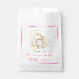 Spring Bird Watering Can Baby Shower Favour Bag