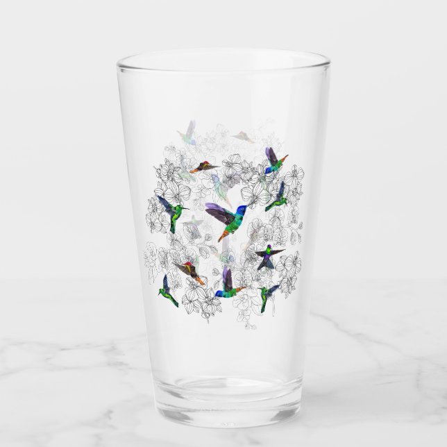 Spring Birds Glass (Front)