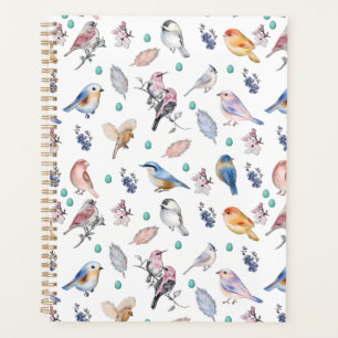 Spring Birds Pattern Planner