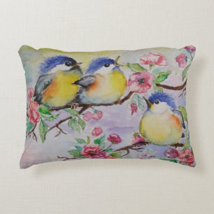 Spring Birds Pillow