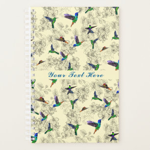 Spring Birds Planner - Custom Text Name