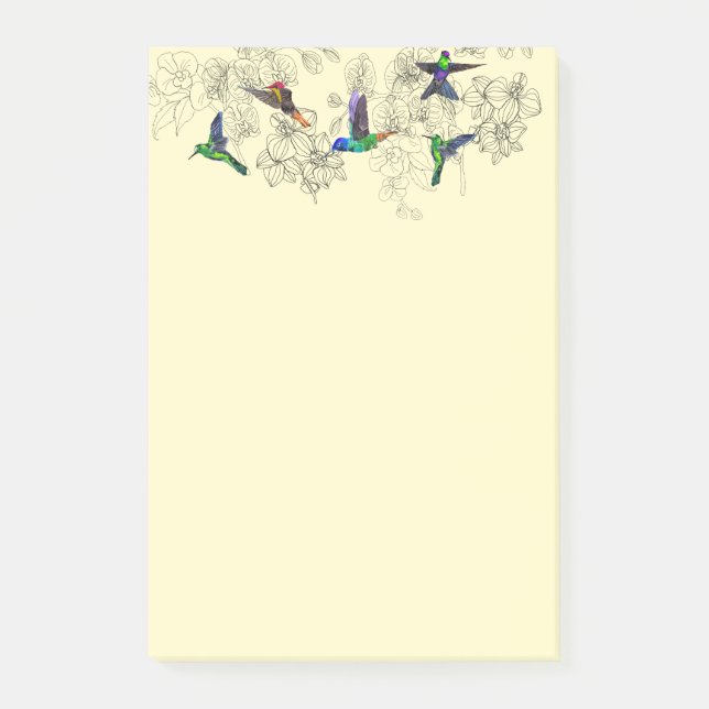 Spring Birds Post-it Notes (Front)