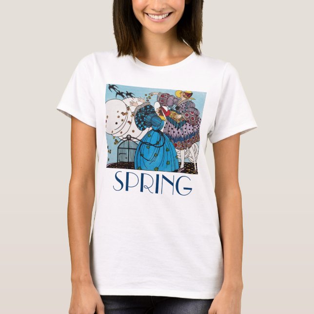 SPRING BIRDS T-Shirt (Front)