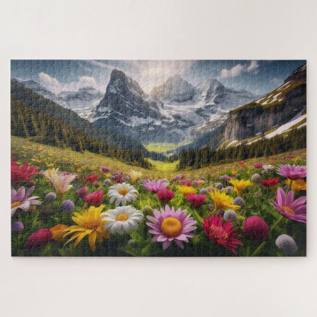 Spring Bloom - Breathtaking Scenic Landscape Jigsaw Puzzle (Horizontal)