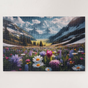 Spring Bloom - Breathtaking Scenic Landscape Jigsaw Puzzle