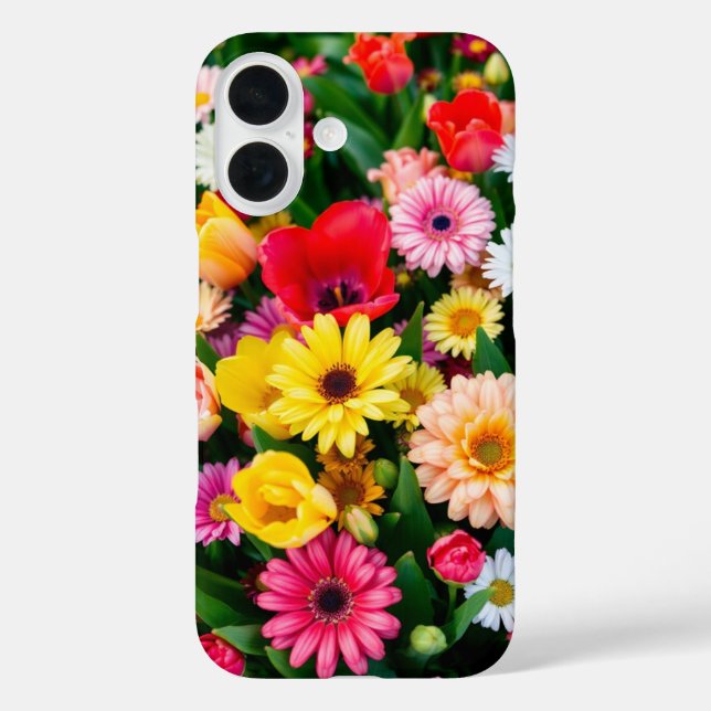 Spring Bloom Explosion – Vibrant Flower Mix Case-Mate iPhone Case (Back)