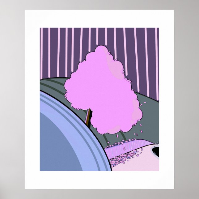 Spring Bloom – Minimal Seasonal Poster by Sklines (Front)