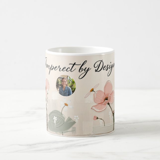 Spring Bloom Wildflower Meadow Personalized Coffee Mug (Center)