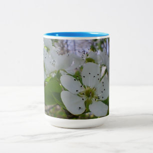Spring Blooming Two-Tone Coffee Mug