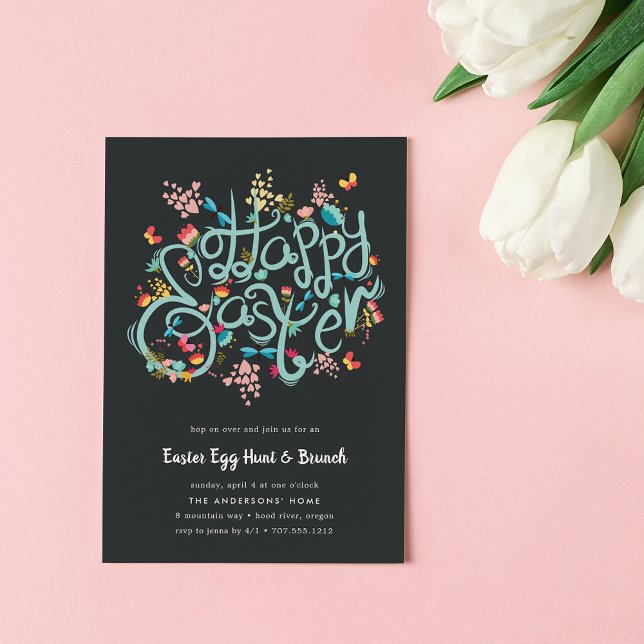 Spring Blooms Easter Invitation (Creator Uploaded)