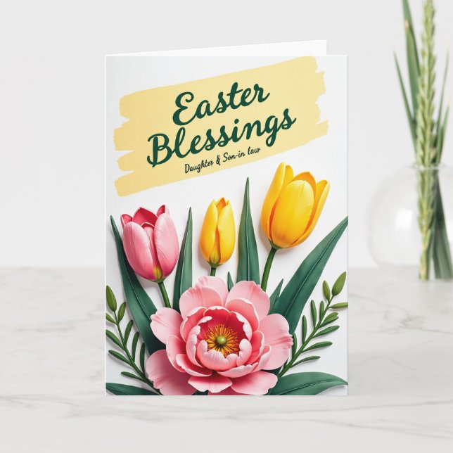 Spring Blooms For Partner Card (Front)