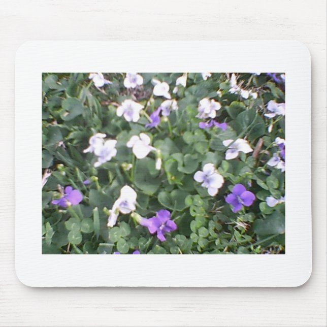 Spring Blooms In Clover Mouse Pad (Front)