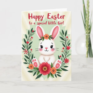 Spring Blossom Bunny Card