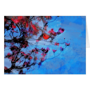 Spring blossom , card