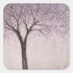 Spring Blossom II Square Sticker