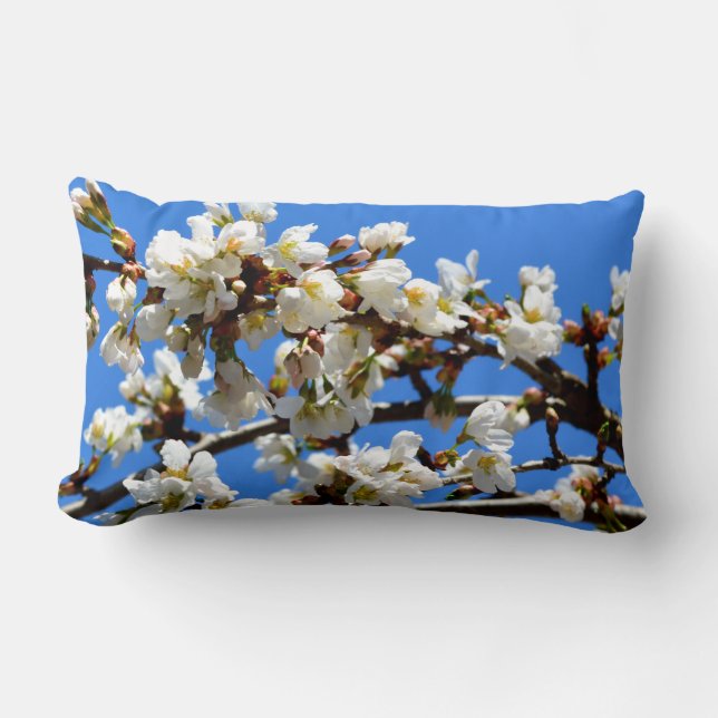 Spring Blossom Lumbar Pillow (Front)