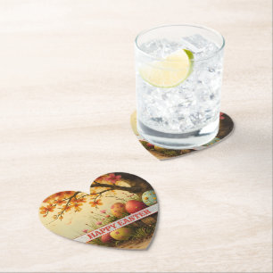 Spring Blossom Magic with Easter Egg Splendour Paper Coaster