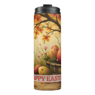 Spring Blossom Magic with Easter Egg Splendour Thermal Tumbler