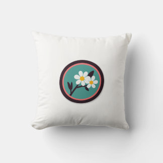Spring Blossom Minimal  Throw Pillow