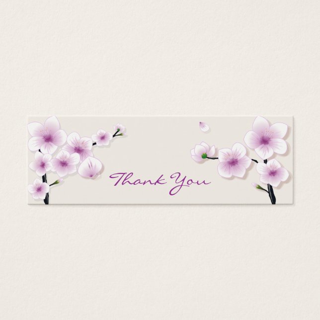 Spring Blossom Thank You Tag (Front)