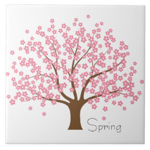 Spring Blossom Tree Tile