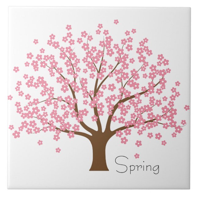 Spring Blossom Tree Tile (Front)