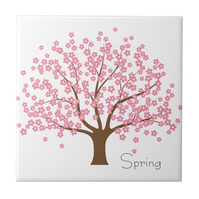Spring Blossom Tree Tile (Front)