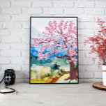 Spring Blossom Wall Art Canvas<br><div class="desc">Add a touch of modern Scandinavian design to your home with this stunning abstract landscape print.</div>