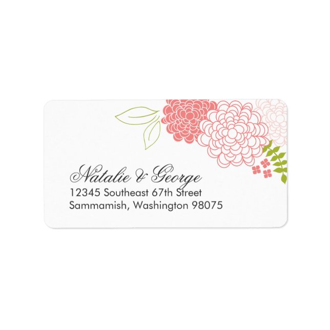 Spring Blossoms Address Labels (Front)