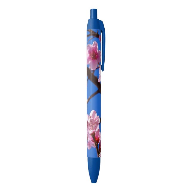 Spring Blossoms Black Ink Pen (Bottom (Vertical))