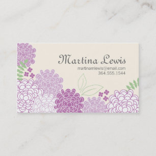 Spring Blossoms Calling Card