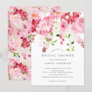 Spring Blossoms Floral Bridal Shower Invitation