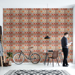 Spring Blossoms Floral Pattern Curtain & Wallpaper