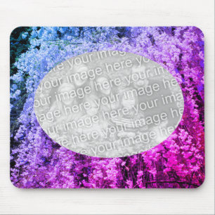 Spring Blossoms Floral Photo Template Mouse Pad