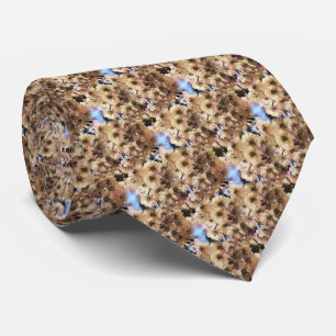 Spring Blossoms Flower Art Nature Pattern Tie