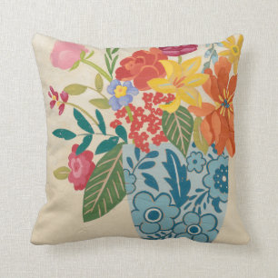 Spring Blossoms I Throw Pillow