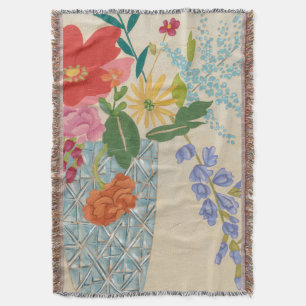 Spring Blossoms II Throw Blanket